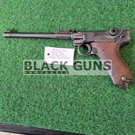 PISTOLET DEUTSCHE WAFFE MUNITION BERLIN, MODELE P08 ARTILLERIE, EXCELLENT ETAT, CALIBRE 9X19, CATEGORIE B1,