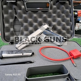 Pistolet semi-auto S&W modèle SW1911 "PC", calibre 45 acp, B1, arme d'occasion en excellent état.