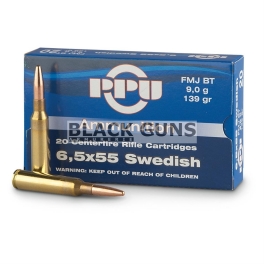 Munitions PPU 6.5 x 55 swedish